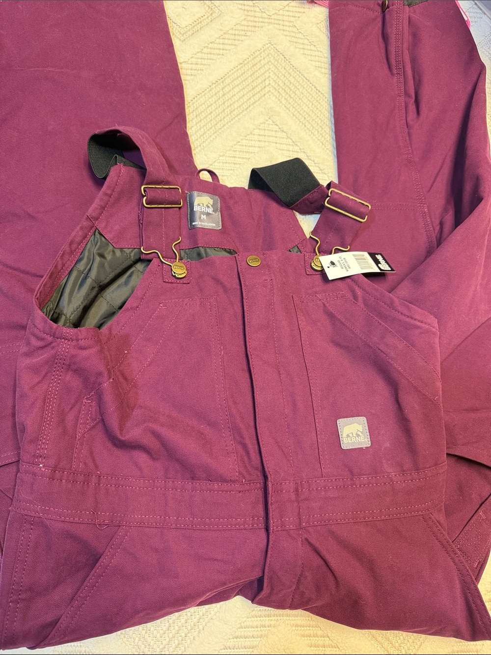 Berne - Softstone Duck Insulated Bib Overall